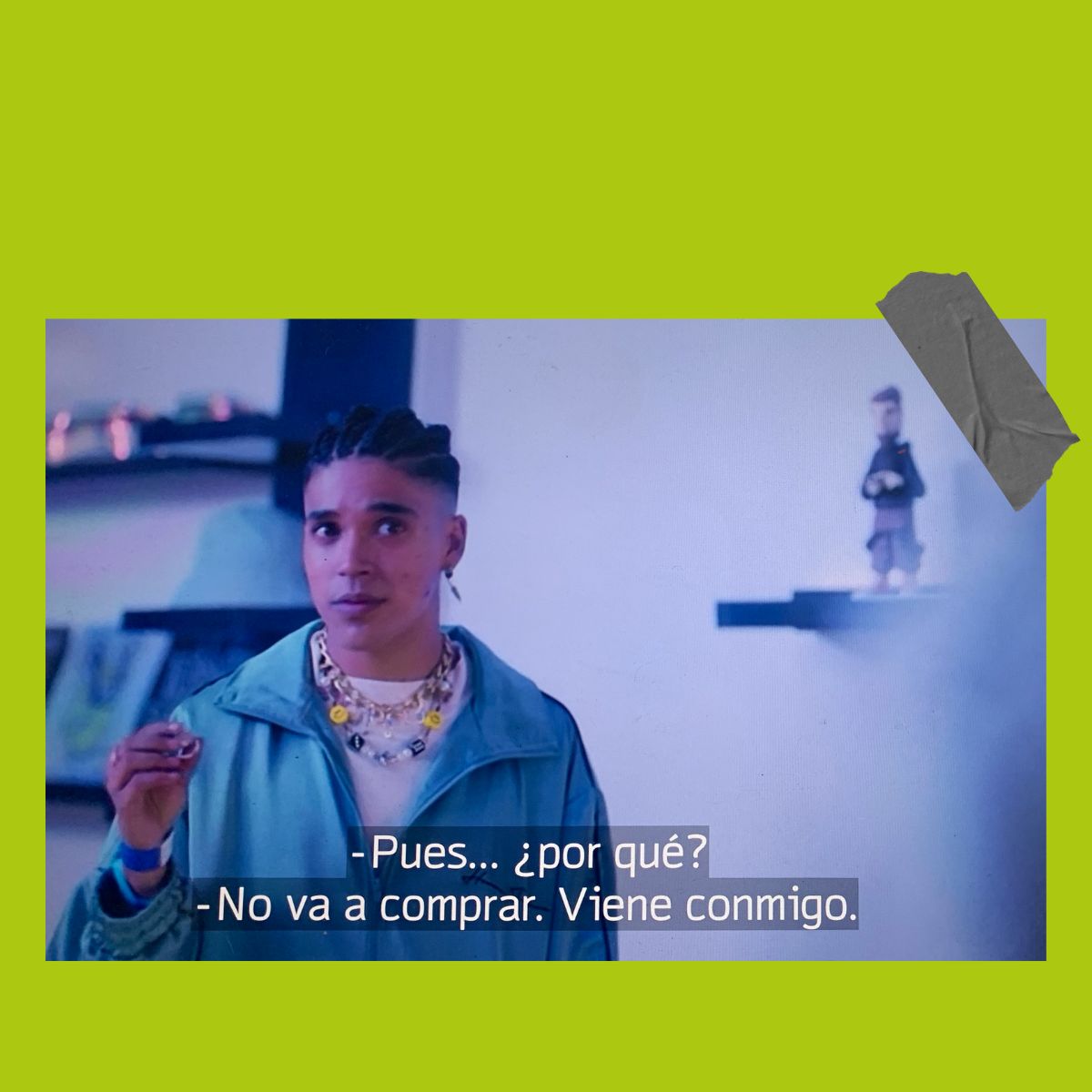 El arte de Rodrigo Roji que aparece en la serie de HBO Max, 