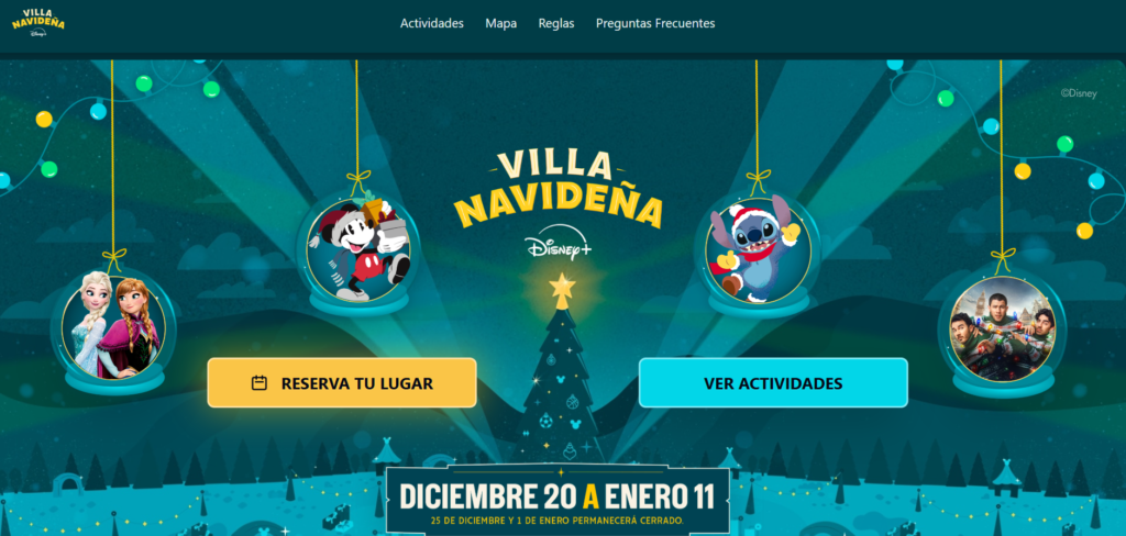 villa-navideña-disney