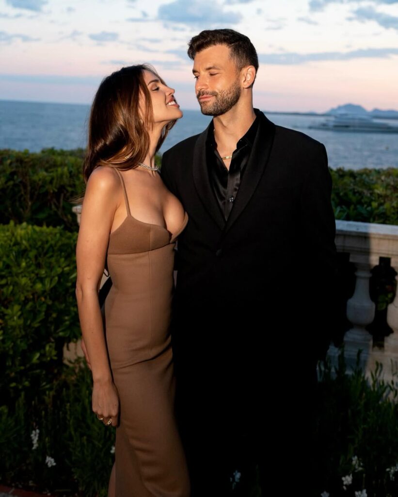 Eiza González mantiene una relación con el tenista Grigor Dimitrov