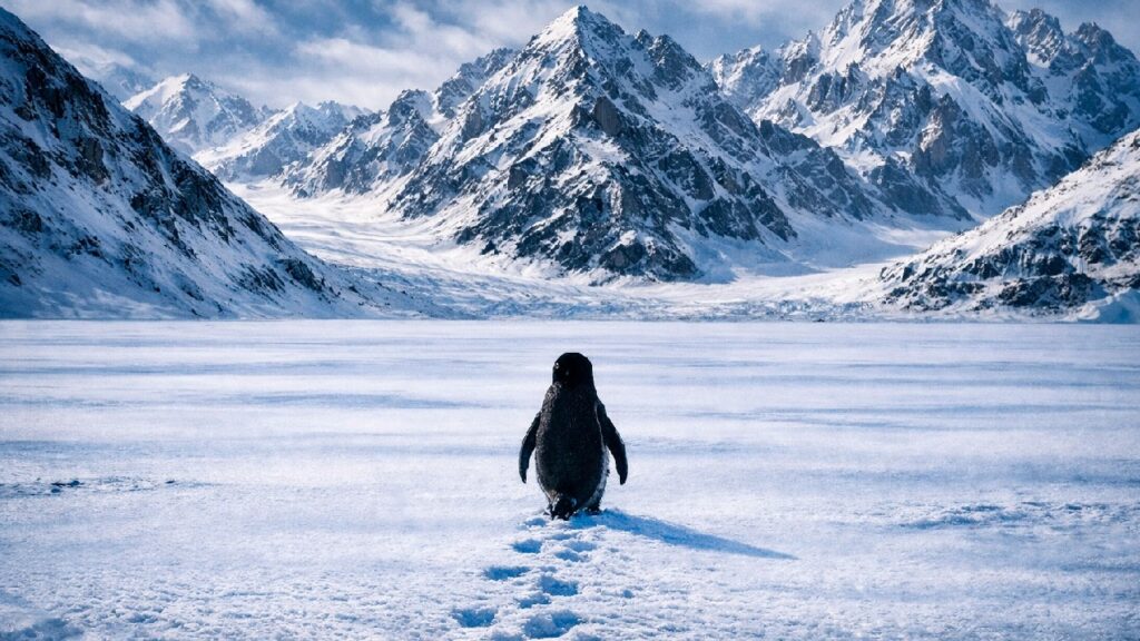 Video viral del pingüino que camina hacia atrás 