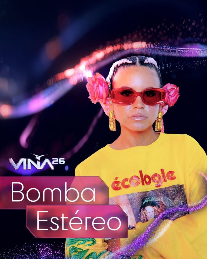 Una de las presentaciones más esperadas es la de Bomba Estéreo, quien promete conquistar a todo Viña / Créditos: Instagram El festival de viña