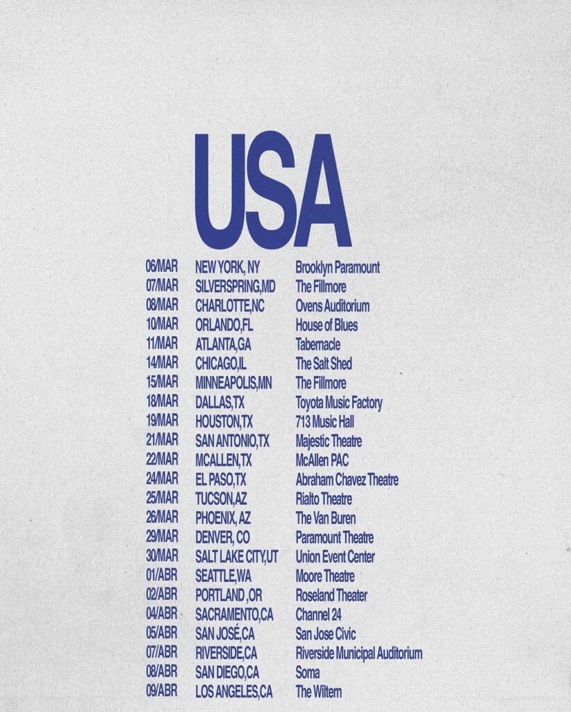 Humbe llevará su Tour a Estados Unidos con varias fechas / Créditos: Instagram Humbe