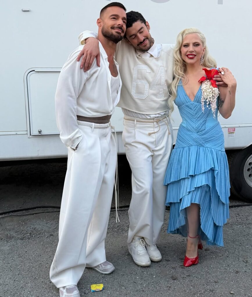 Lady Gaga y Ricky Martin robaron cámara como invitados de Bad Bunny en el show del Medio Tiempo del Super Bowl 2026 / Créditos: Instagram Ricky Martin
