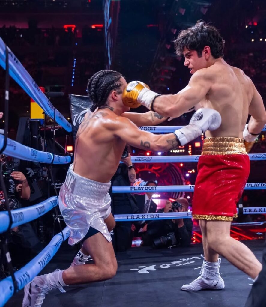 Una de las peleas más seguidas y esperadas fue precisamente la de Mario Bautistas y Aarón Mercury / Créditos: Instagram Urbanda. 