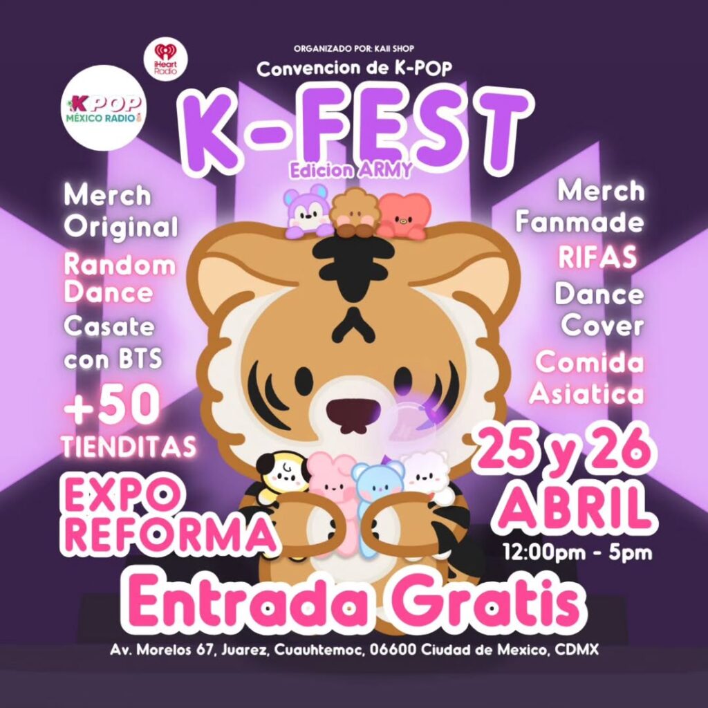 En el festival encontrarás merch, talleres, karaoke y más / Créditos: Instagram K-Fest.