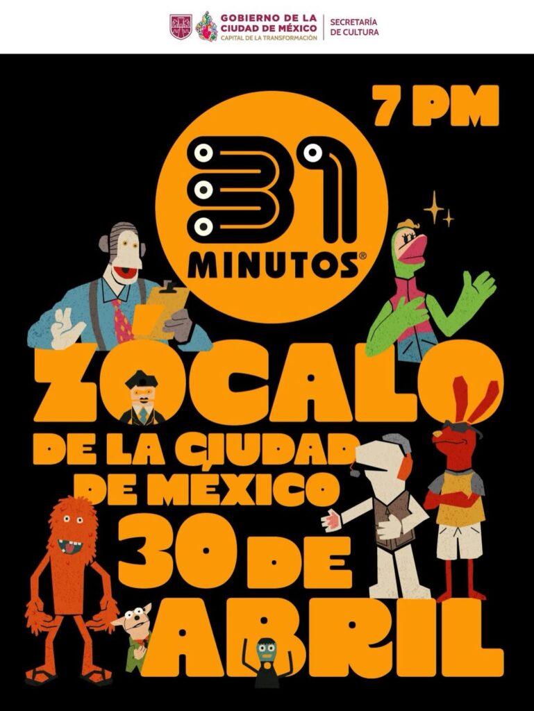 El concierto será para celebrar el Día del niño en la CDMX / Créditos: Instagram 31 Minutos