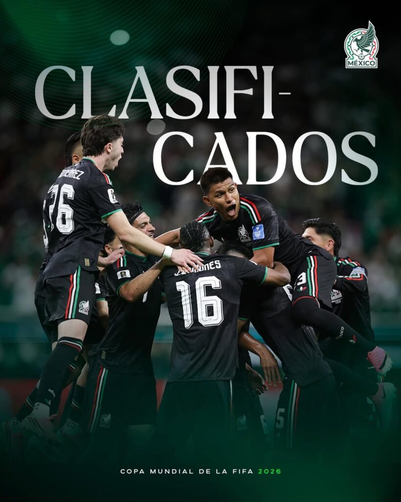 Con los resultados de la segunda jornada, México se convirtió en el primer equipo en clasificar a los dieciseisavos de final del Mundial 2026 / Créditos: Instagram Selección Mexicana.